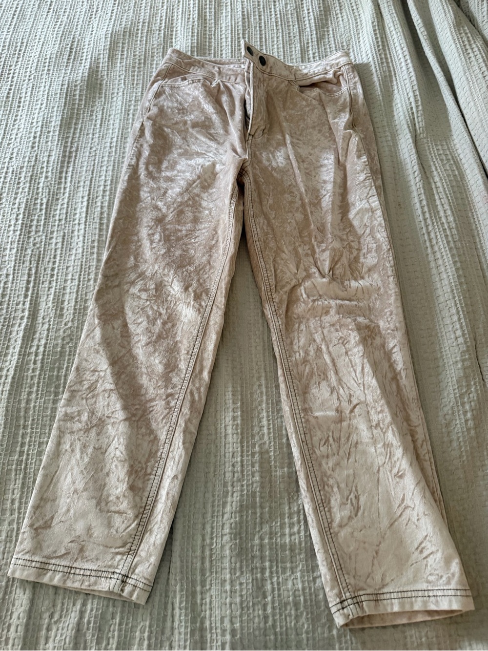We The Free Women's Straight Leg Crushed Velvet pants